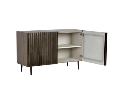 Carlin Wooden Iron Taupe Sideboard