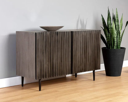 Carlin Wooden Iron Taupe Sideboard