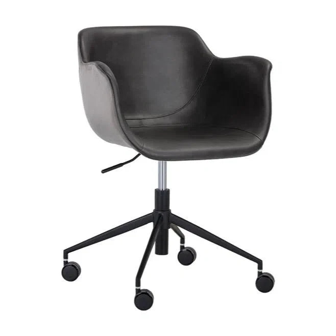 Owen Office Chair - Grey With Ergonomic
