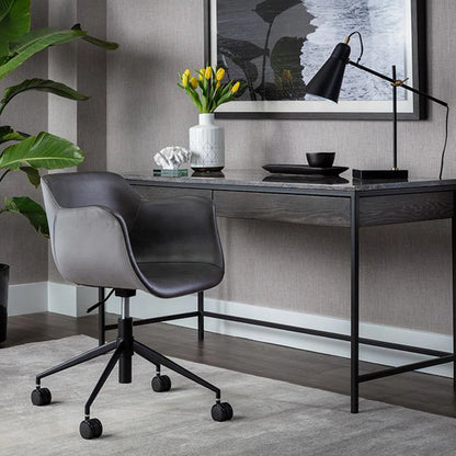 Owen Office Chair - Grey With Ergonomic