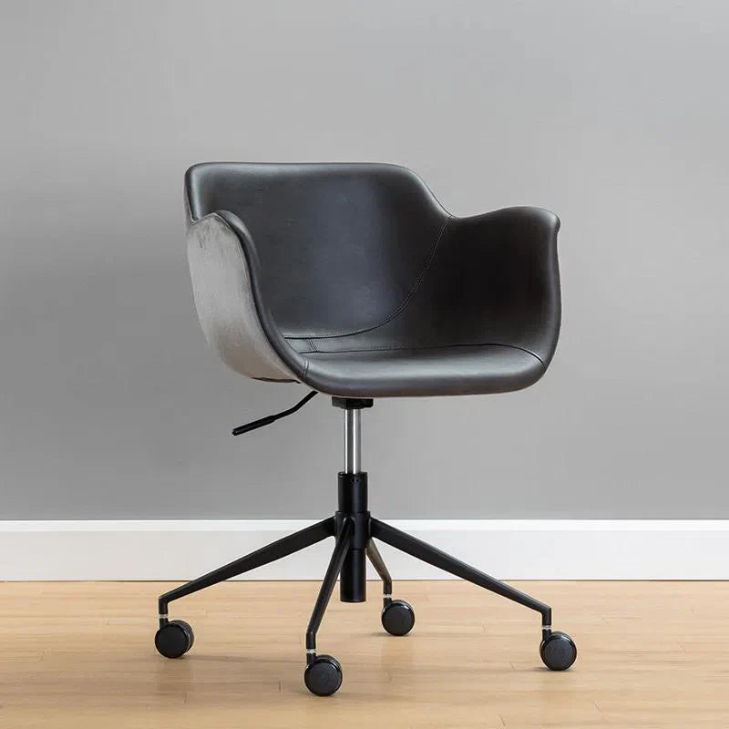 Owen Office Chair - Grey With Ergonomic