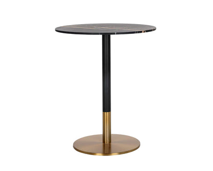 Massie Bar Table Black Marble Modern Art Deco Design