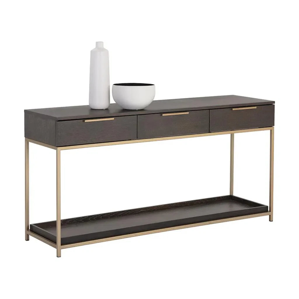 SUNPAN Rebel Rectangular Console Table With Drawers