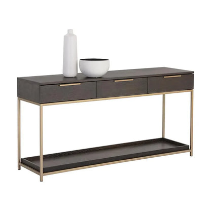 SUNPAN Rebel Rectangular Console Table With Drawers