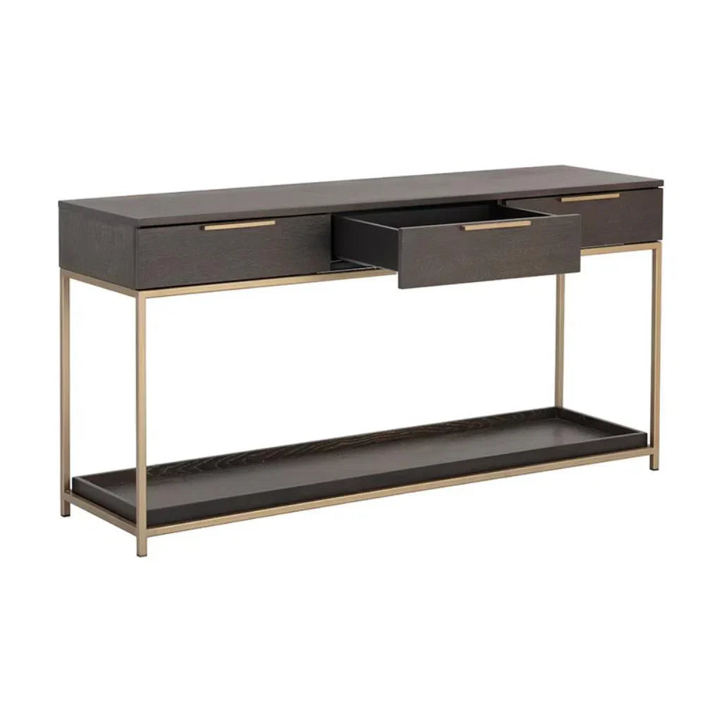 SUNPAN Rebel Rectangular Console Table With Drawers