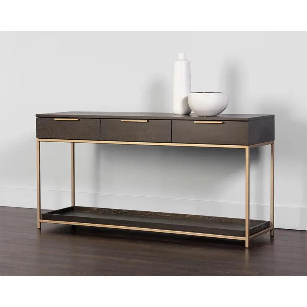 SUNPAN Rebel Rectangular Console Table With Drawers