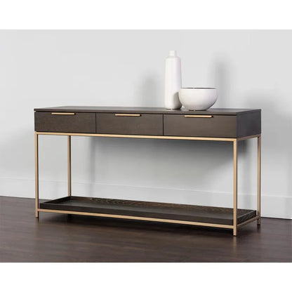 SUNPAN Rebel Rectangular Console Table With Drawers