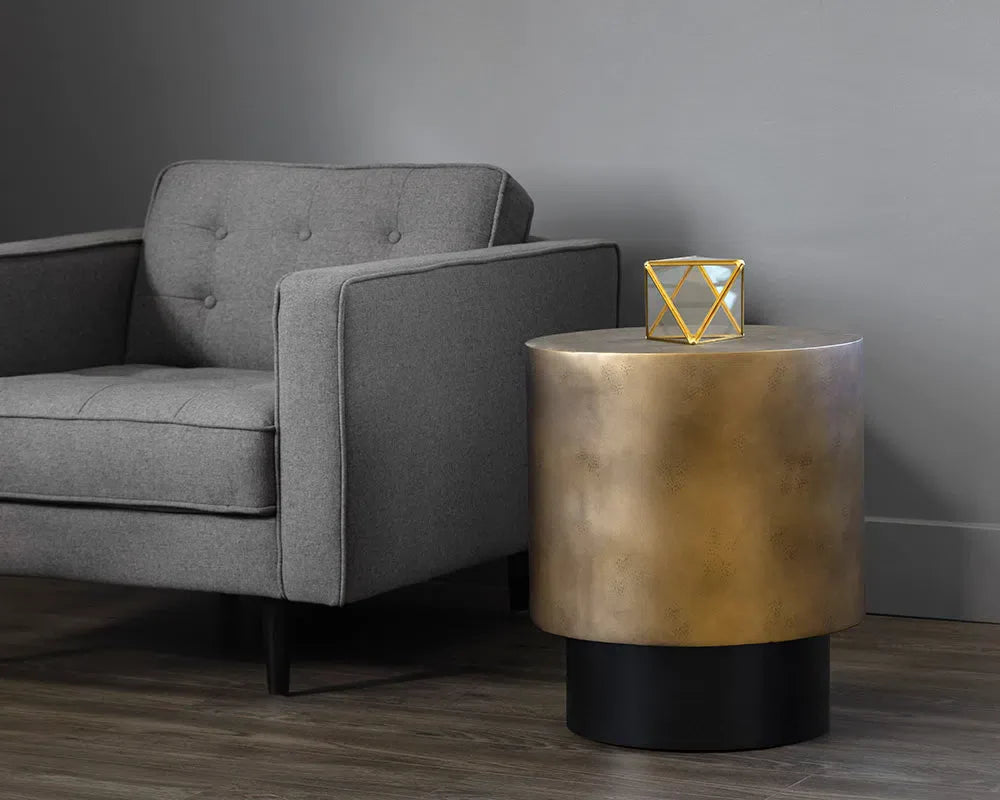 SUNPAN Bernaby Iron Round End Table