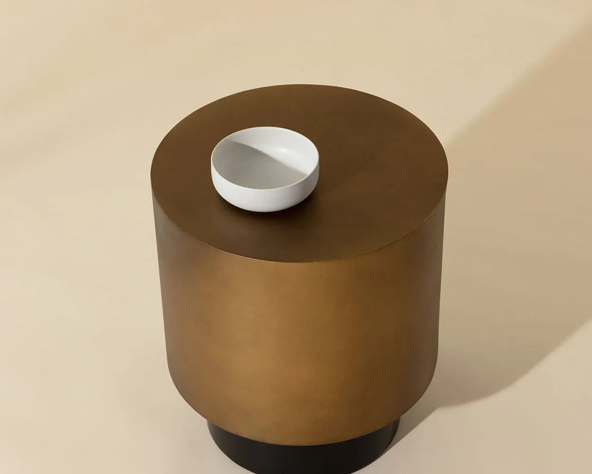SUNPAN Bernaby Iron Round End Table