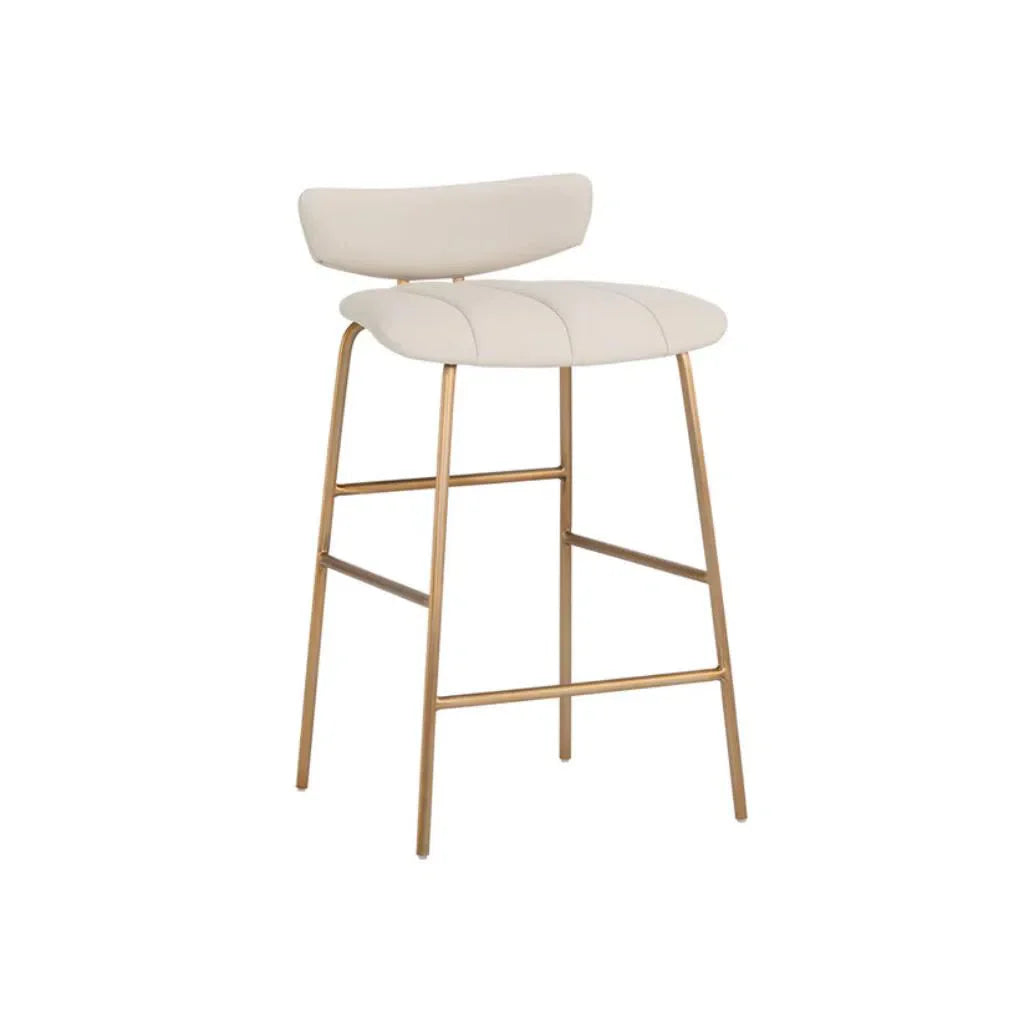 Lorelei Leather Upholstered Counter Stool