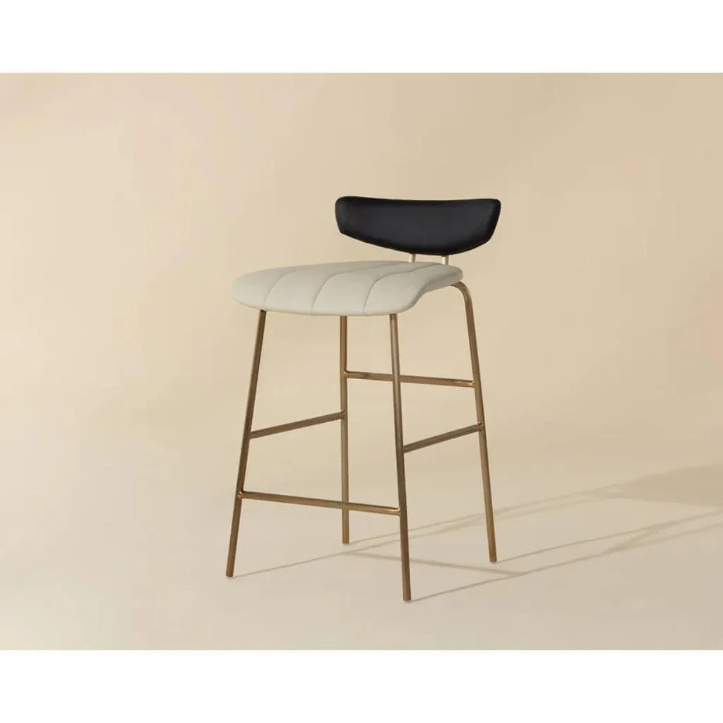 Lorelei Leather Upholstered Counter Stool