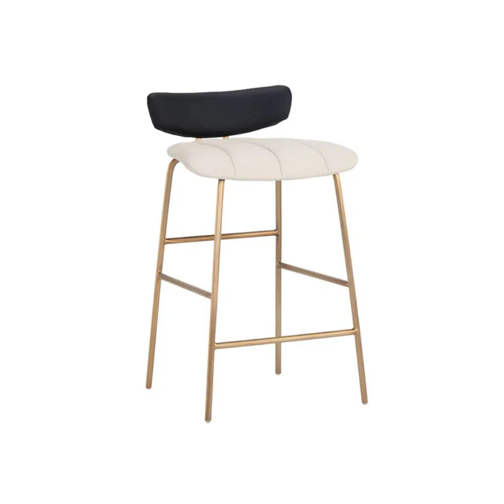 Lorelei Leather Upholstered Counter Stool