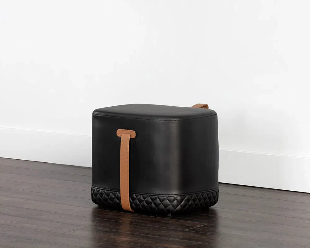 Axio Leather Upholstered Rectangular Ottoman