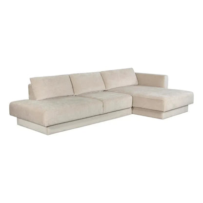 Tecoma Fabric Upholstered Sofa Chaise