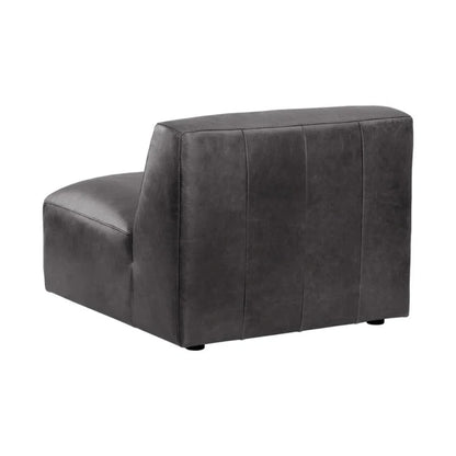 Watson Leather Upholstered Modular Armless Chair