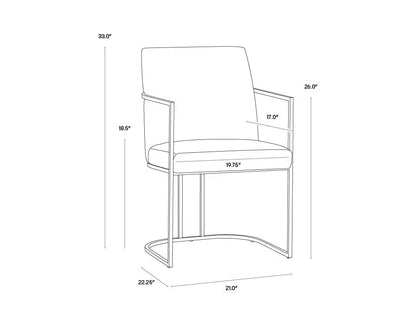 Rayla Fabric Upholstered Dining Chair