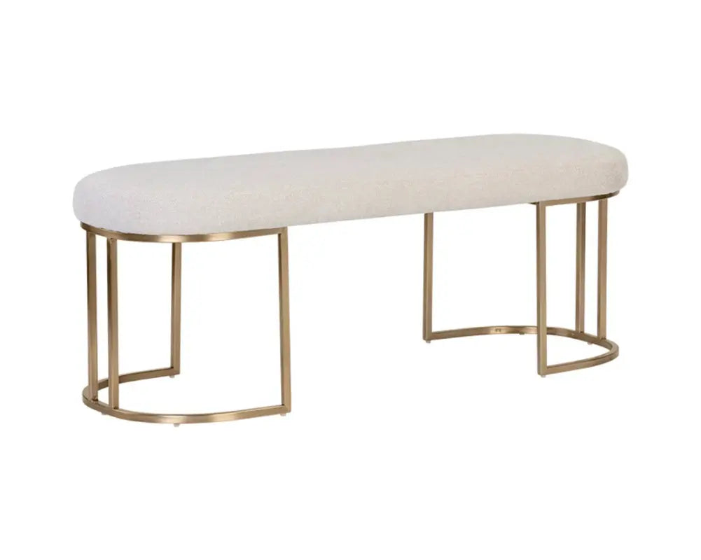 Rayla Polyester Upholstered Backless Bench