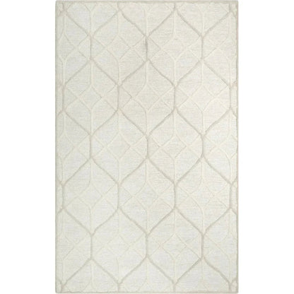 Apso Geometric Beige Living Room Rug