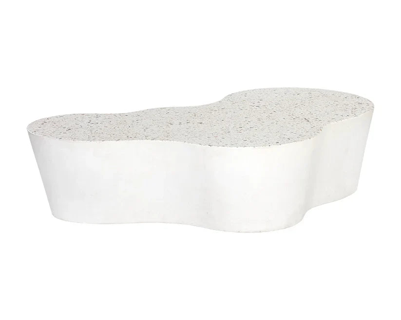 Ava Coffee Table - Terrazzo Concrete With Marble Finish