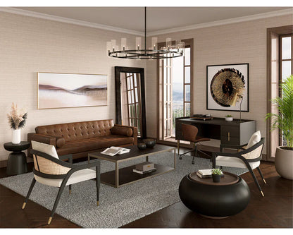 SUNPAN Zenzi Round Storage Coffee Table