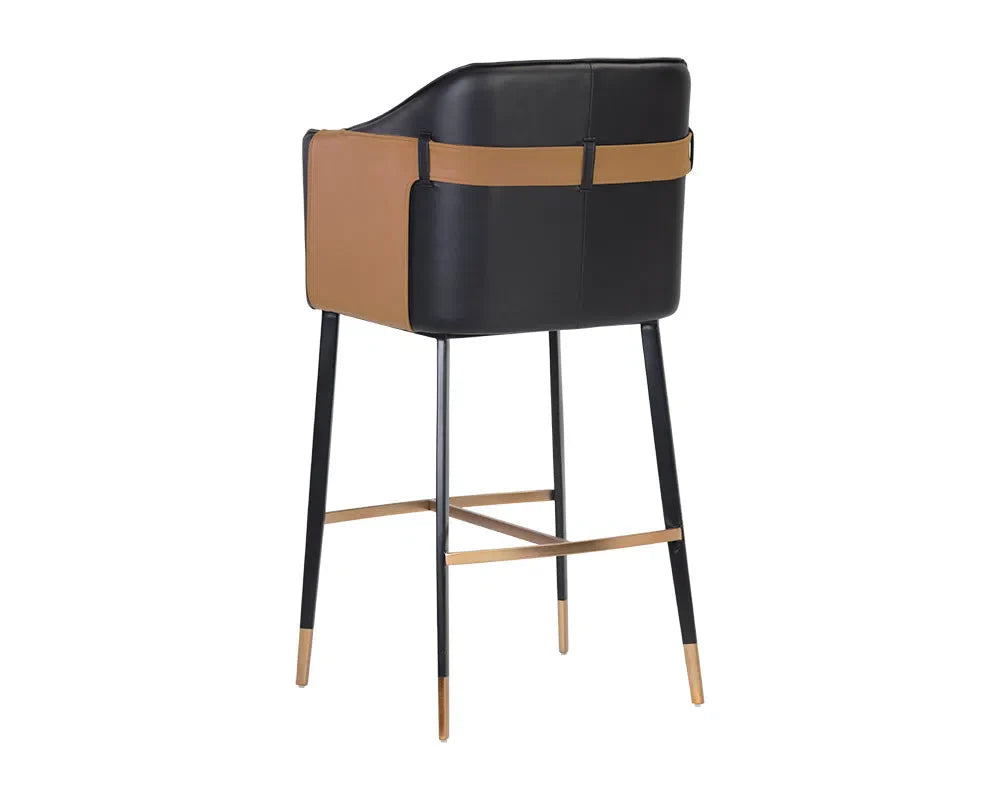 Carter Leather Upholstered Barstool