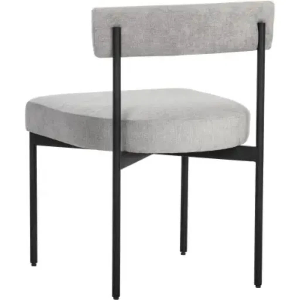 SUNPAN Seneca Fabric Armless Dining Chair 2PC