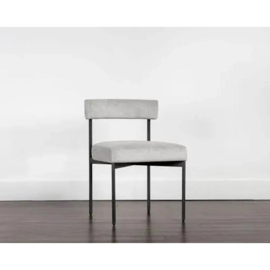 SUNPAN Seneca Fabric Armless Dining Chair 2PC