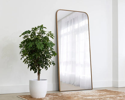 Calabasas Iron Framed Floor Mirror