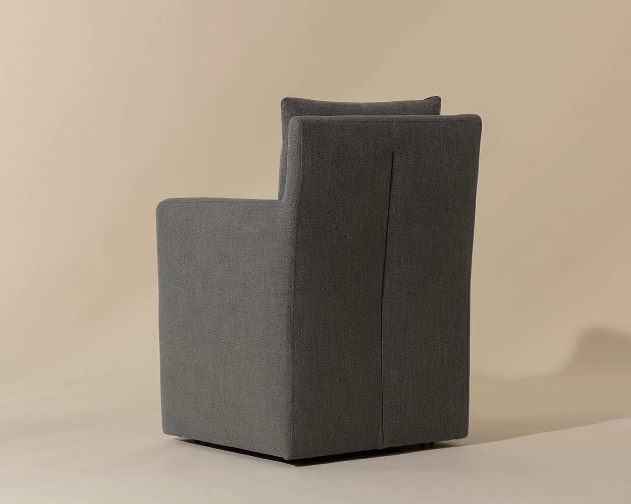 SUNPAN Glenrose Fabric Wheel Dining Chair