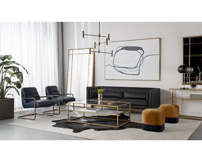 Batavia Leather Bold Sofa