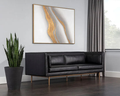 Batavia Leather Bold Sofa