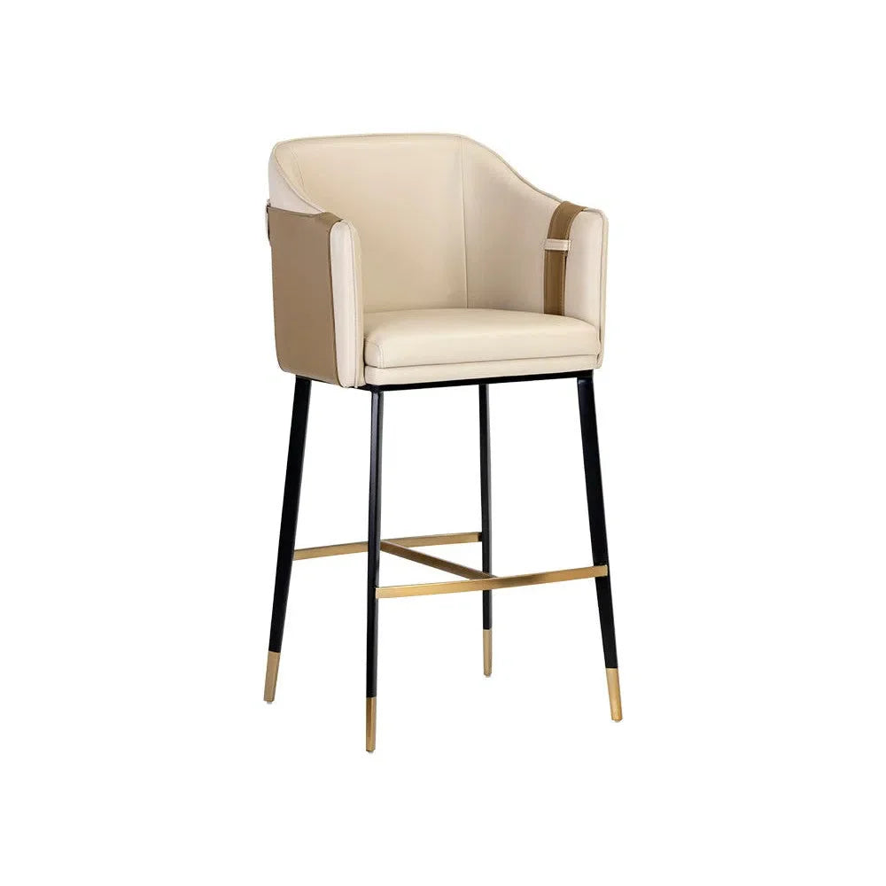 Carter Leather Upholstered Barstool