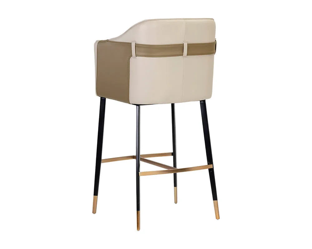 Carter Leather Upholstered Barstool