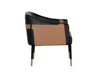 Carter Leather Upholstered Lounge Chair