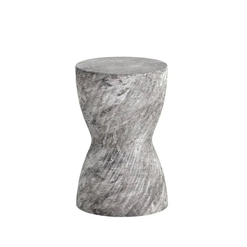 Cara Concrete Outdoor Round End Table