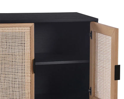 SUNPAN Avida Wooden Iron Small Sideboard