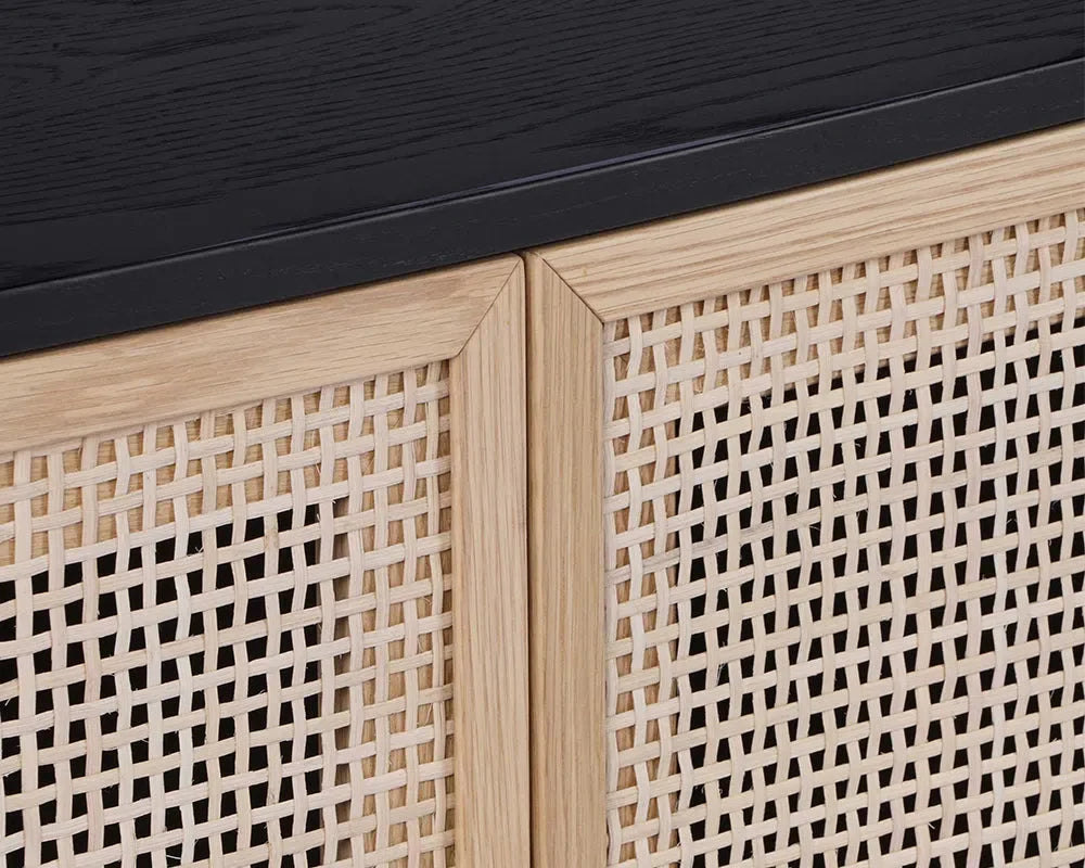 SUNPAN Avida Wooden Iron Small Sideboard