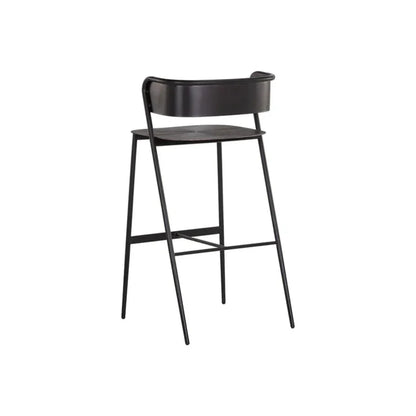 Keanu Powder Coated Iron Barstool