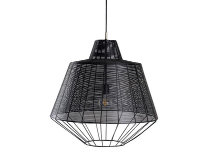 Leballe Pendant Light Medium Matte Black Industrial Design