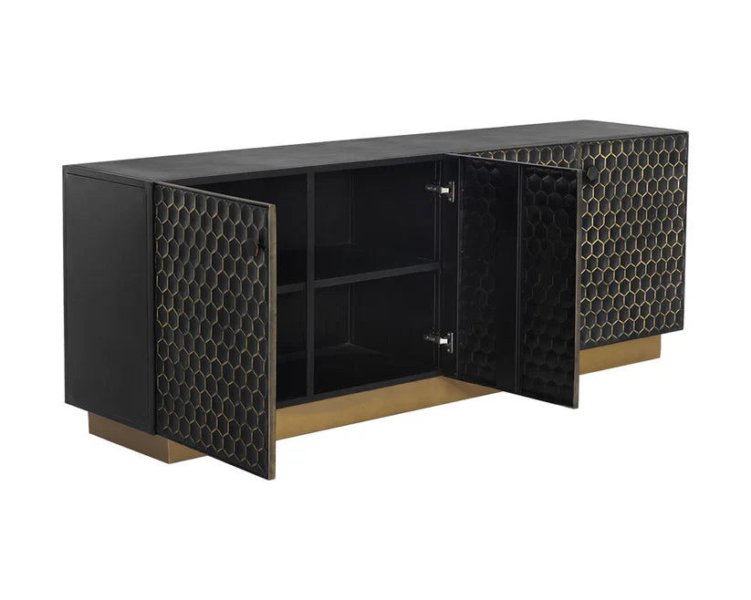 Hive Iron Black Sideboard