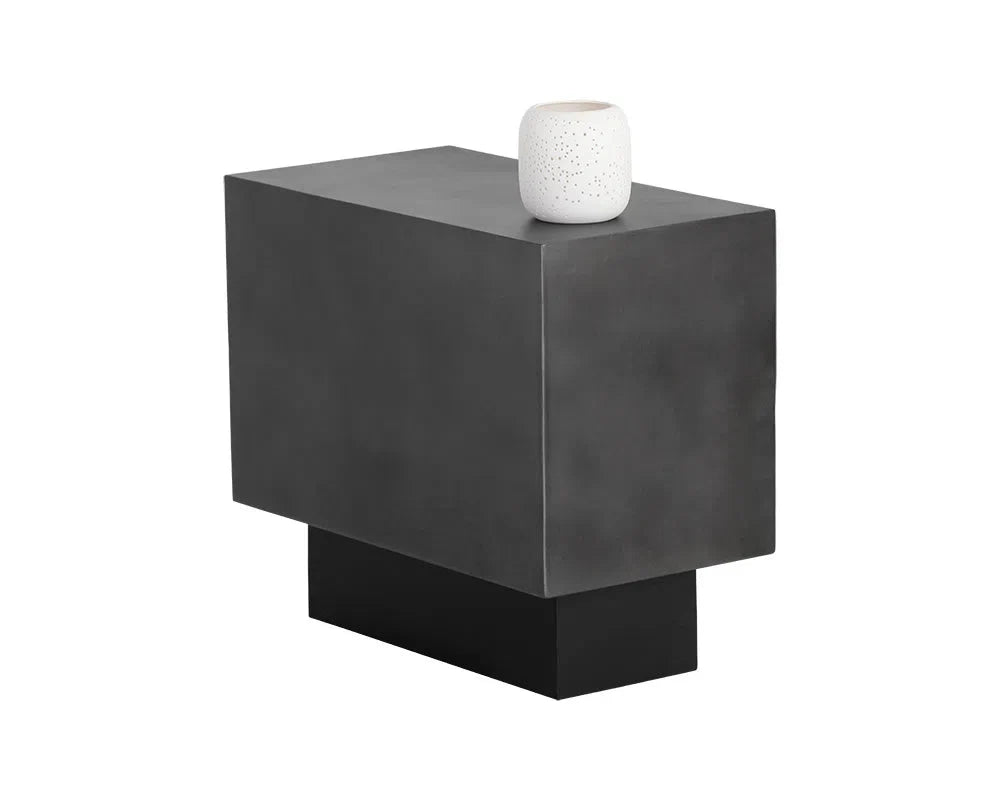 SUNPAN Blakely Iron Rectangular Side Table
