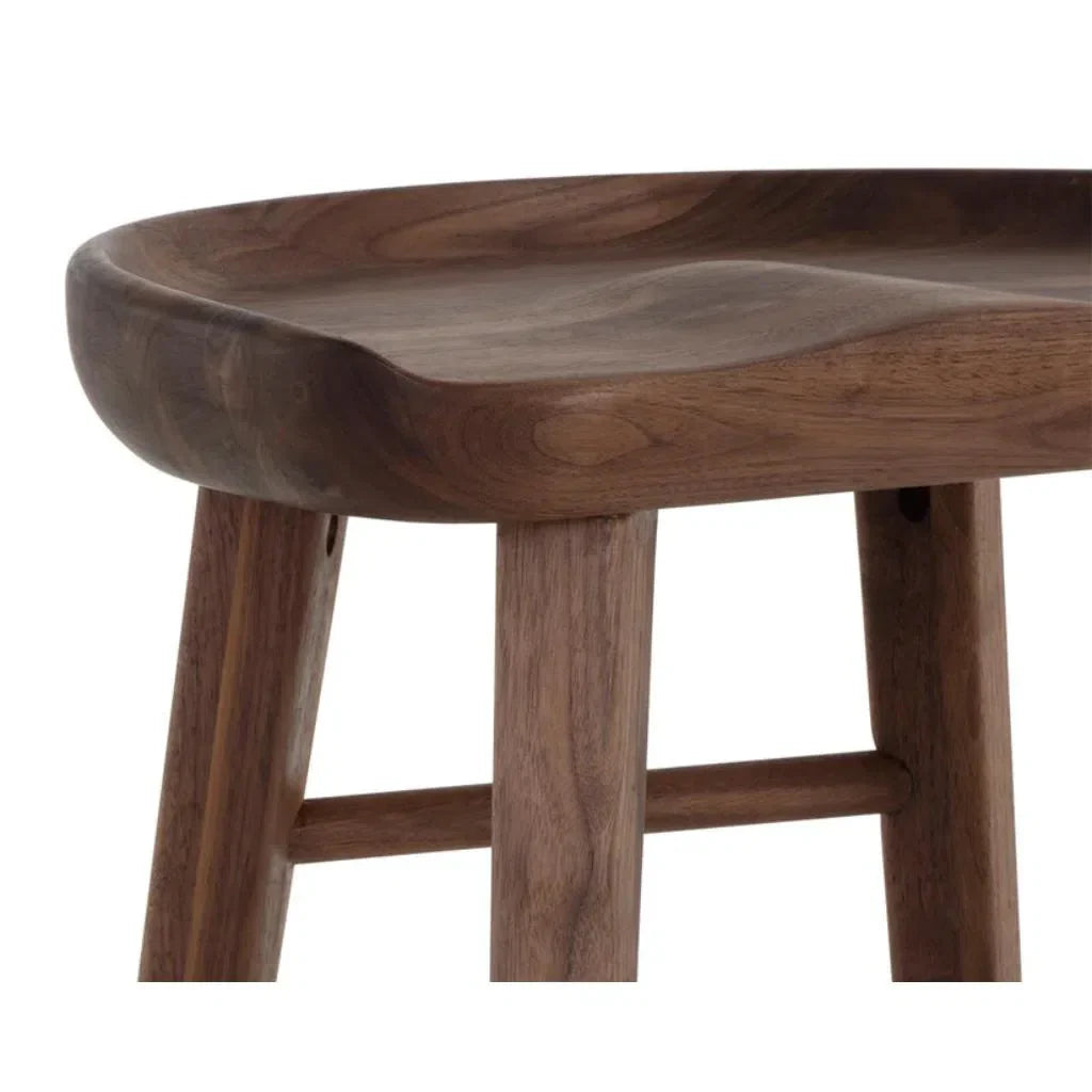 Dominic Wooden Traditional Designed Counter Stool