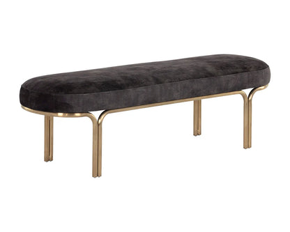 Gwen Fabric Upholstered Backless Bench