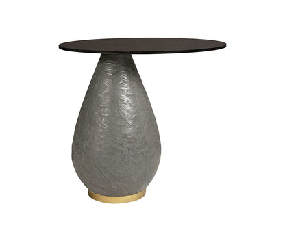 Maeva Side Table Contemporary Design With Concrete Base