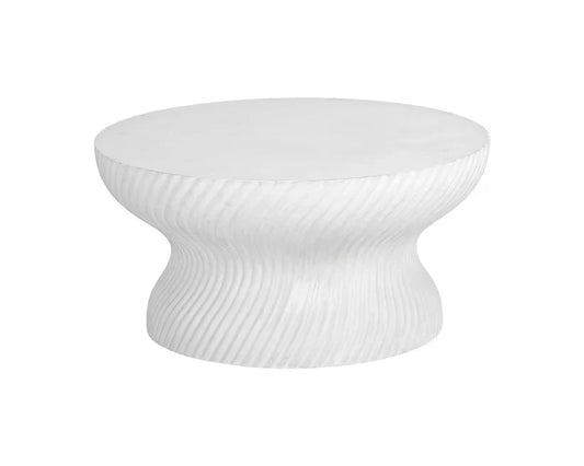 SUNPAN Cara Coffee Table White Concrete