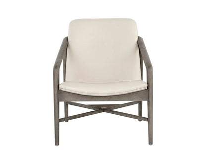 Cinelli Leather Upholstered Lounge Chair