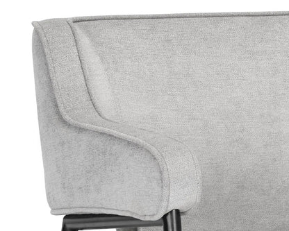 Derome Leather Upholstered Unique Lounge Chair