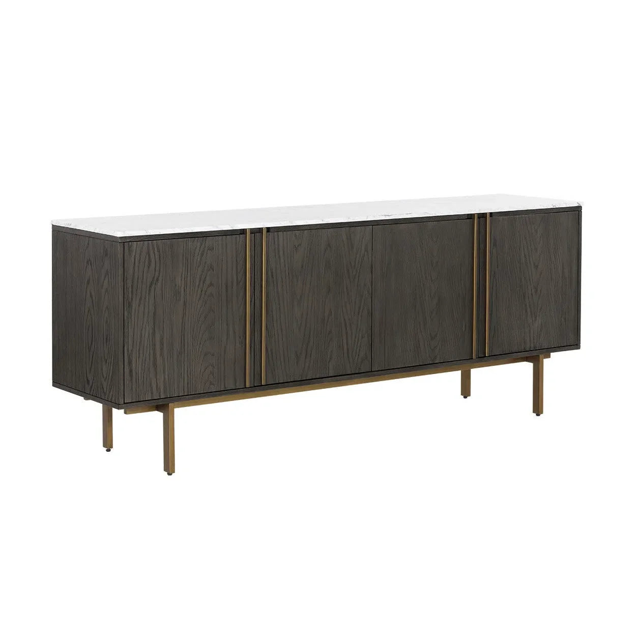SUNPAN Briar Wooden Marble Top Sideboard