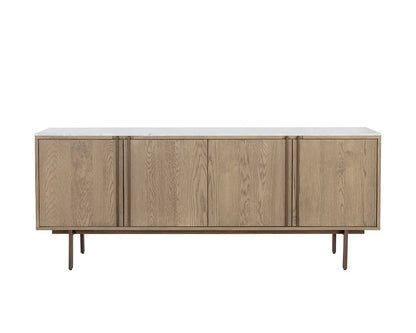 SUNPAN Briar Wooden Marble Top Sideboard