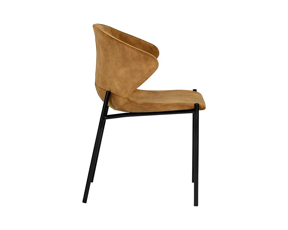 SUNPAN Eric Fabric Armless Dining Chair 2PC